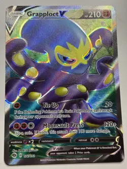 Pokemon TCG Grapploct v Champions Path Holo Full Art Ultra Rare Card 072/073 NM - Image 1