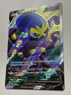 Pokemon TCG Grapploct v Champions Path Holo Full Art Ultra Rare Card 072/073 NM - Image 3