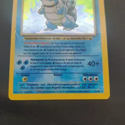 Pokemon TCG Karte - Turtok Blastoise 2/102 Base Set Holo Rare Deutsch - Image 3