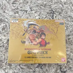 Bandai One Piece Card Game Kingdoms of Intrigue Booster Box English OP-04 - Image 1
