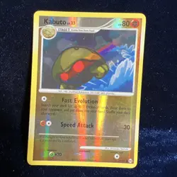 Kabuto Reverse Holo 67/99 Platinum Arceus Pokemon Card - Image 1