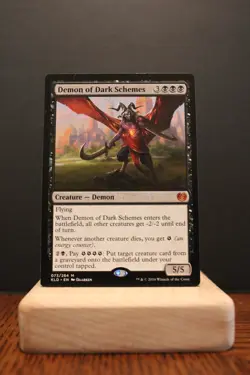 Demon of Dark Schemes Mythic NM Kaladesh MTG Cards Magic The Gathering | ManaFam - Image 1
