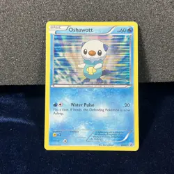 Oshawott BW03 Black & White Black Star Promo Holo Pokemon Card - Image 1