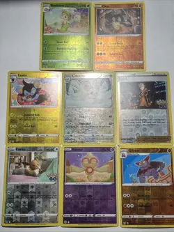 Pokemon Cards Lot Of 8 Reverse Holo Cards - Image 1