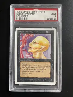 MTG Unlimited PSA 9 Sengir Vampire NM Graded Anson Maddocks - Image 2