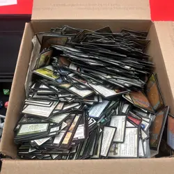 Vintage Bulk Box Full Of Magic The Gathering Cards Decks & More Sold As Is - Image 2