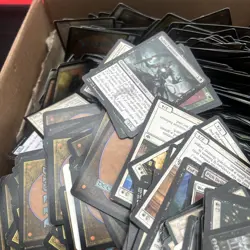 Vintage Bulk Box Full Of Magic The Gathering Cards Decks & More Sold As Is - Image 5
