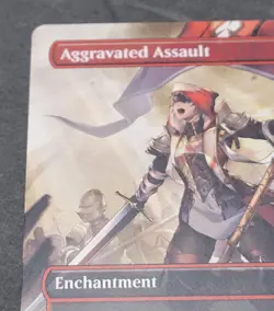 Aggravated Assault(Anime Borderless) Wilds of Eldraine: Enchanting Tales Regular - Image 3