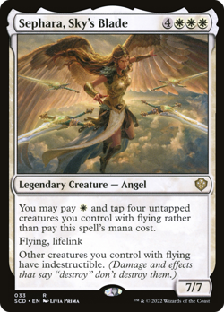 Sephara, Sky's Blade [Starter Commander Decks] Magic MTG - Image 1