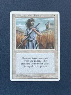 MTG Swords to Plowshares Fourth Edition 52/379 Regular Uncommon - Image 1