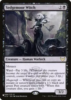 MTG Sedgemoor Witch - Mystery Booster 2/ The List #086 Regular - Image 1