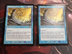 Parallax Tide x2 - Nemesis (NMS) - Blue MTG vintage magic - Image 1