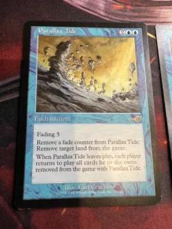 Parallax Tide x2 - Nemesis (NMS) - Blue MTG vintage magic - Image 2