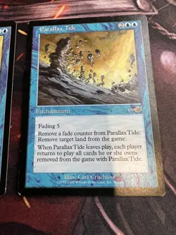 Parallax Tide x2 - Nemesis (NMS) - Blue MTG vintage magic - Image 3