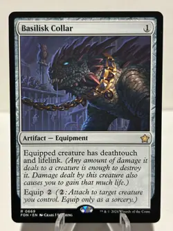 Basilisk Collar 669 R Foundations NM MTG - Image 1