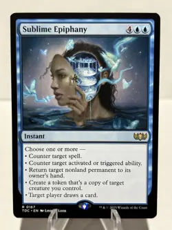 Sublime Epiphany 167 R Commander: Tarkir: Dragonstorm NM MTG - Image 1