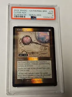 Magic MTG - Cloud Key BRR #75 Serial 287/500 PSA 9 - Image 1