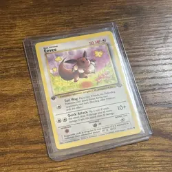 Pokemon TCG Eevee Jungle 1st Edition Card 51/64, Regular Common, LP/NM - Image 3