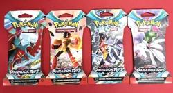 Pokemon Paradox Rift Sleeved Booster Pack ART SET (Set Of 4) - Image 1