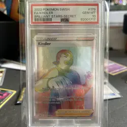 PSA 10 Pokemon TCG Kindler Brilliant Stars 179/172 Holo Secret Rare - Image 1