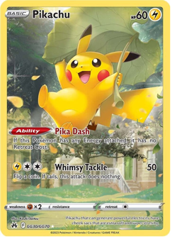 Pikachu GG30/GG70 Crown Zenith: Galarian Gallery Pokemon Near Mint pack fresh - Image 3