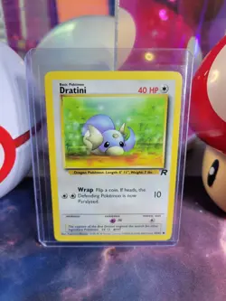 Dratini 53/82 Pokemon TCG Team Rocket Unlimited Regular Common LP - Image 1