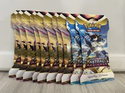 Pokemon TCG Astral Radiance Sleeved Booster Packs SEALED LOT OF 10 - Image 1