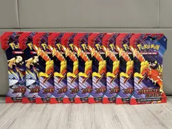 Lot of 10x Pokemon TCG: Destined Rivals Sleeved Packs - Factory Sealed - Image 1