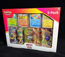 Pokemon TCG Scarlet & Violet 151 Mini Tins Costco Bundle, 5 Pack - Sealed - Image 1