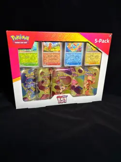 Pokemon TCG Scarlet & Violet 151 Mini Tins Costco Bundle, 5 Pack - Sealed - Image 2