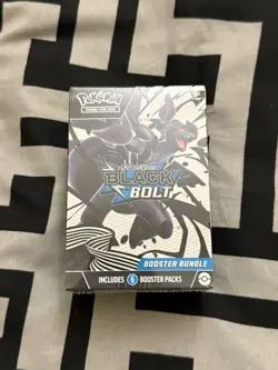 Black bolt booster bundle Pokemon sealed - Image 1