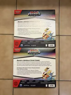 *NEW SEALED* 2x Pokemon Scarlet & Violet Prismatic Evolutions Poster Collection - Image 2