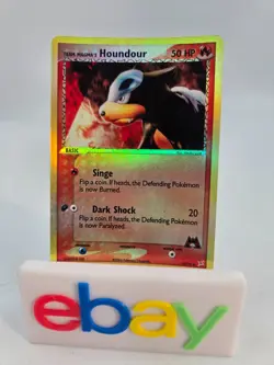 Pokemon Team Magma's Houndour 35/95 Team Magma vs Team Aqua Reverse Holo LP/PL - Image 1