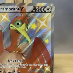 Cramorant V SWSH086 Shiny Holo Full Art Ultra Rare Pokemon Black Star Promo - Image 3