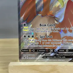 Cramorant V SWSH086 Shiny Holo Full Art Ultra Rare Pokemon Black Star Promo - Image 5