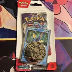 Pokemon TCG Temporal Forces Blister Pack Carvanha Promo + Coin - Image 1