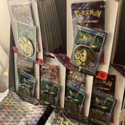 Pokemon TCG Temporal Forces Blister Pack Carvanha Promo + Coin - Image 3