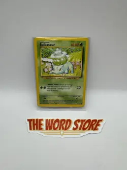 Pokemon TCG Bulbasaur Base Set 44/102 Regular Unlimited Common MP/HP - Image 1