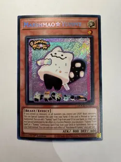 Marshmao Yummy SECRET RARE Yugioh! DOOD-EN024 Near Mint/Pack Fresh - Image 2