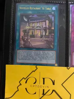 Yugioh Nouvelles Restaurant "At Table" WISU-EN035 Ultra Rare 1st Ed NM - Image 1