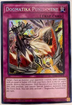 Yugioh! - Dogmatika Punishment - RA01-EN076 - Secret Rare- NM/M - Image 1