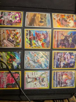 pokemon card binder collection lot Over 250 + Cards Nice Mix Please Read - Image 1