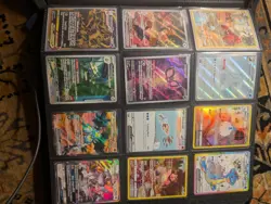 pokemon card binder collection lot Over 250 + Cards Nice Mix Please Read - Image 3