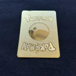 💦Poncho Pikachu x Gyarados Gold Metal Pokemon Card Collectible/Gift/Display⚡ - Image 2