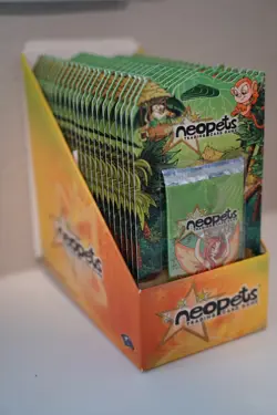 1-Pack Neopets Mystery Island Trading Card Game TCG Booster Pack Sealed BLISTER! - Image 1