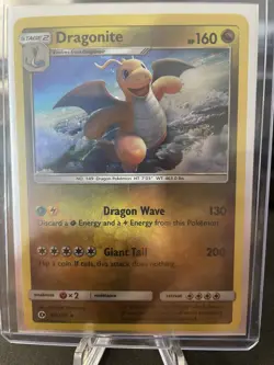 Dragonite 96/149 Sun & Moon 2017 COSMOS HOLO RARE Pokemon TCG Card - NM - Image 1