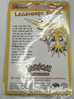 Moltres #21 Black Star Movie WotC Promo Legendary Bird Pokemon TCG Card - Image 4