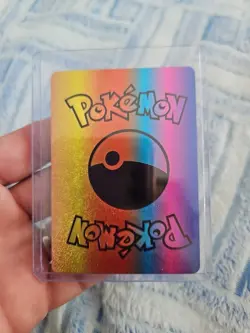 Pikachu V Rainbow Foil Fan Art Vinyl Collector Pokemon Display Card 170/185 - Image 3