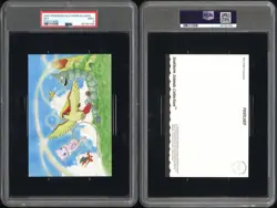 Charizard Mew Dragonite Southern Islands Pokemon Card Postcard 2001 PSA 9 POP 4 - Image 3