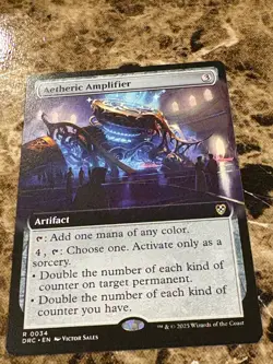 AETHERIC AMPLIFIER Magic MTG Aetherdrift Extended Art - Image 1